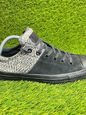 Converse CT All Star Abbey OX Womens Size 10 Black White Casual Shoes Sneakers
